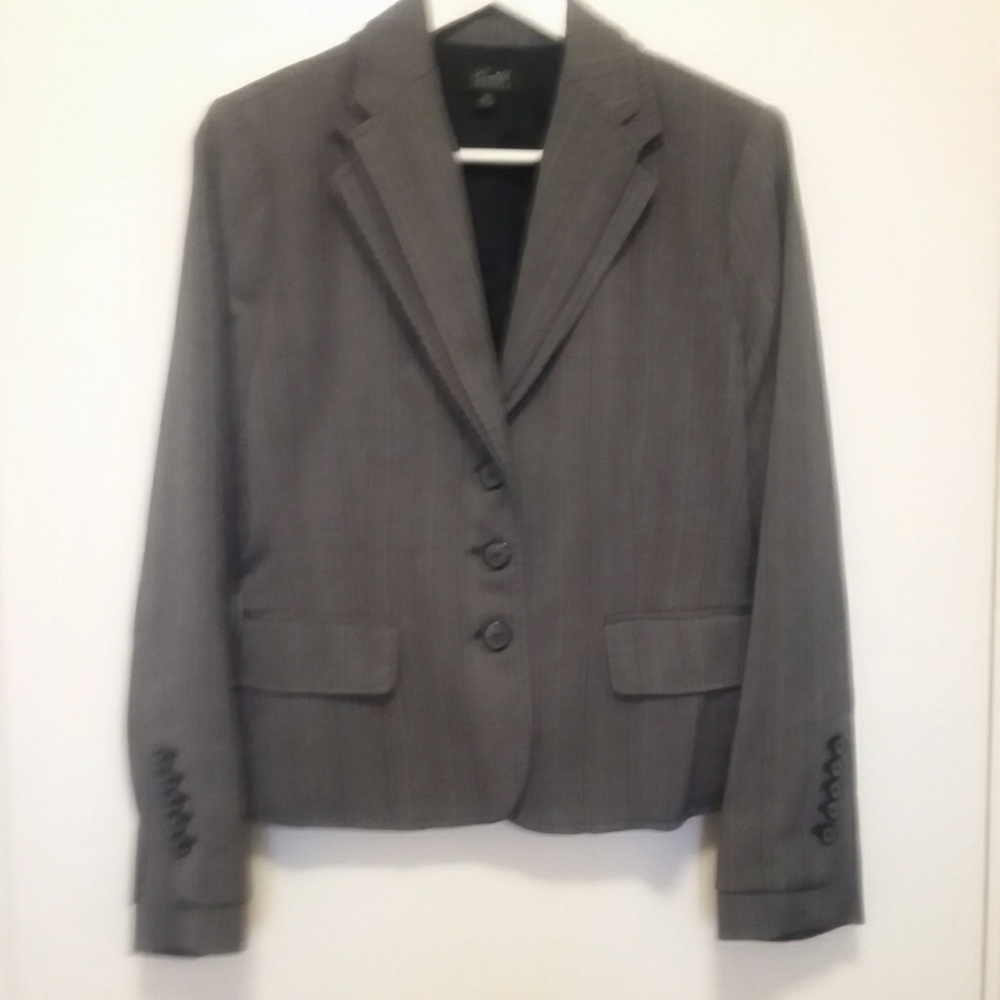 Camille la Vie Petite Pinstripe Skirt Suit - Picture 3 of 4